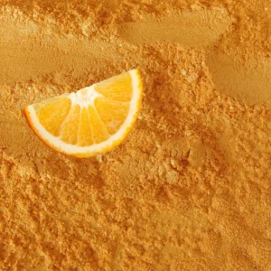 Sachet de poudre d’orange naturelle de 50 g.