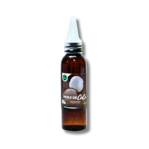Huile de coco naturelle – flacon 60 ml pour hydratation et soin de la peau et des cheveux